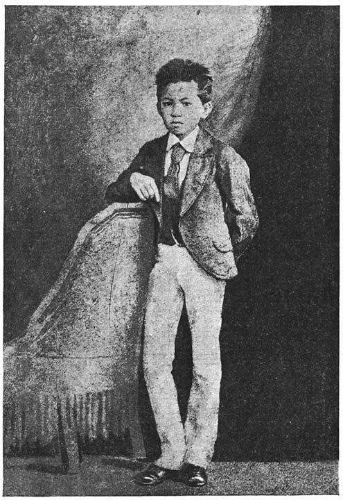 José Rizal as a child